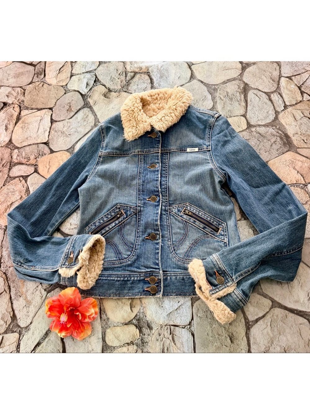 Hollister Vintage Winter Jean Jacket - Picture 3 of 11